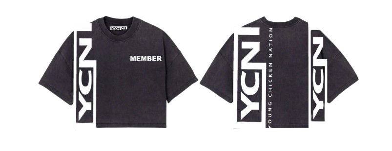 Oversized Cropped Unfinished Cut 2 Double Hooded added with 1 Signature Embroidery T-Shirt 2026 Collaborative Collection "Large"