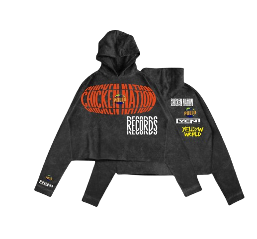 Oversized Cropped Unfinished Cut Hooded 2026 Collaborative Collection " Double XLarge "